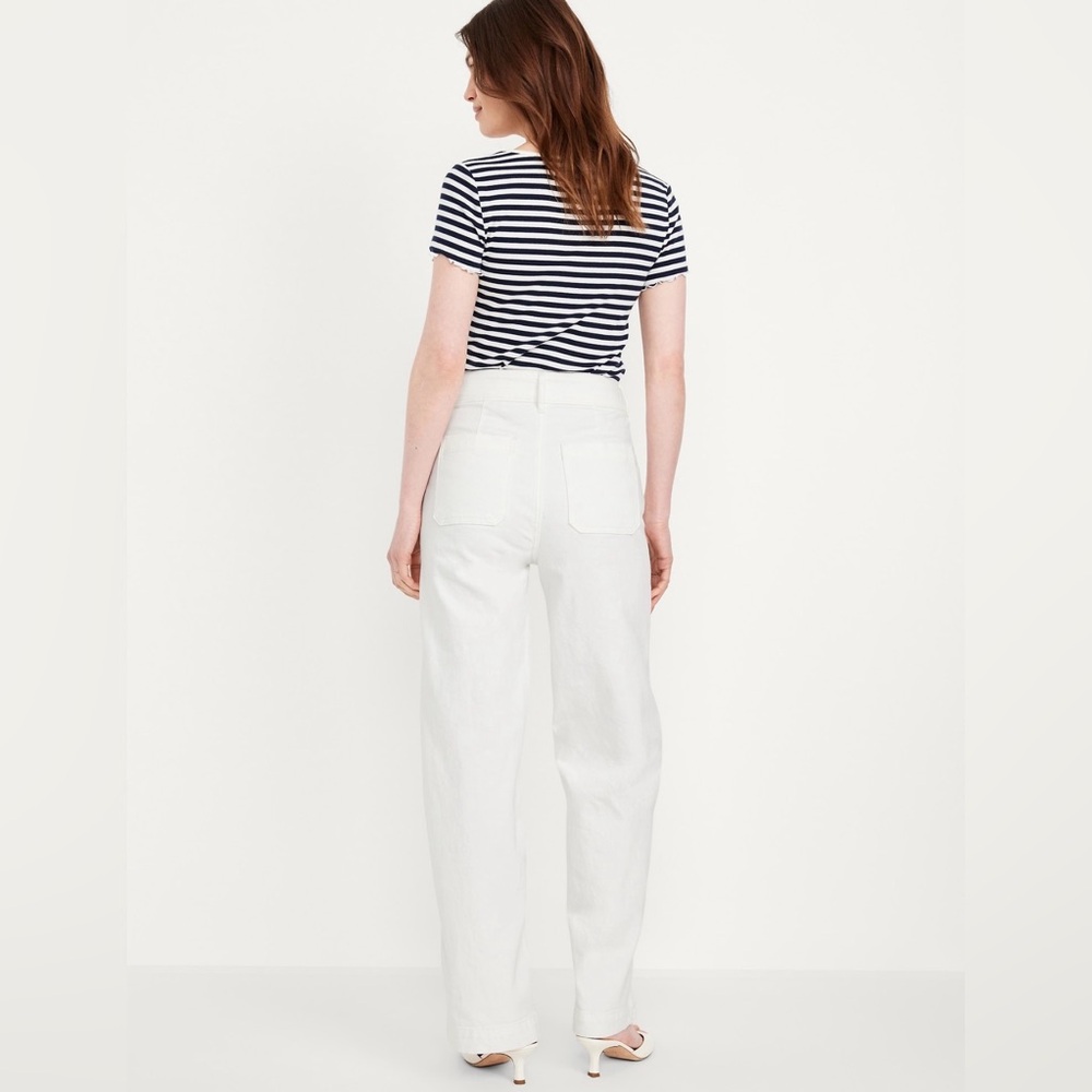 Extra high-rise Sky-hi wide leg size 10 Regular - Picture 2 of 5